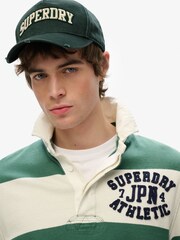 Superdry Grey Varsity Logo Trucker 100% Cotton Cap - Image 6 of 6