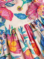 Monsoon Natural Baby Mini Me Aurelia Floral Print Dress - Image 3 of 3