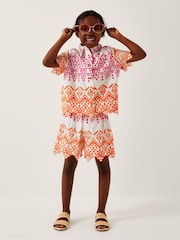 Monsoon Embroidered Short Sleeve 100% Cotton Shirt - Imagen 1 de 4