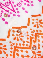 Monsoon Embroidered Short Sleeve 100% Cotton Shirt - Imagen 4 de 4