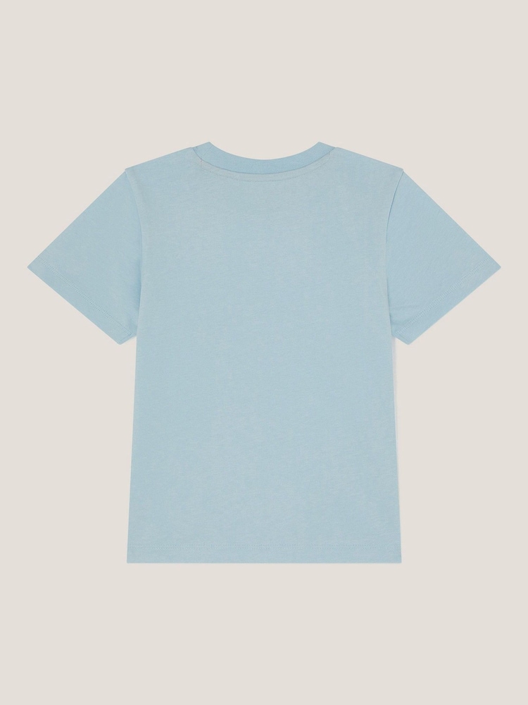 Monsoon Blue Turtle 100% Cotton T-Shirt - Image 2 of 3