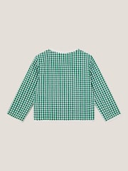 Monsoon куртка из 100% хлопка в клеточку с завязкой - Изображение 3 из 4