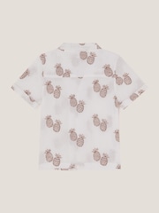 Monsoon Cream Pineapple Print 100% Cotton Shirt - Image 2 of 3