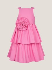 Monsoon Pink Strappy Corsage Party Dress - Image 2 of 4