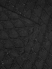 Monsoon Black 100% Cotton Knit Cover Up Dress - Image 3 of 3