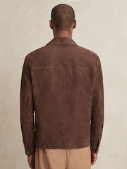 Reiss Chocolate Brown Wilstead Jacket - Image 6 of 7