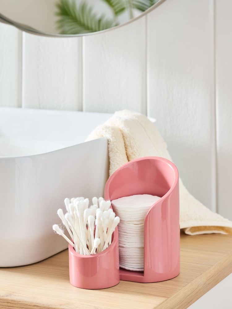 Cotton Pad and Bud Storage Jar - Imaginea 1 din 3