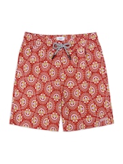 Красный - Chelsea Peers Lobster Print Swim Shorts - Изображение 5 из 5