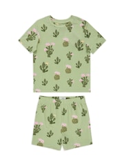 Chelsea Peers Kids Cactus Print Short Pyjamas Set - Imagen 1 de 3