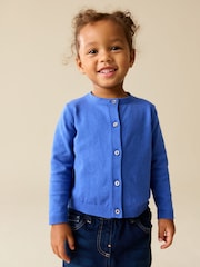 Cobalt Blue Cardigan (3mths-10yrs) - Image 1 of 3
