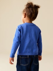 Cobalt Blue Cardigan (3mths-10yrs) - Image 3 of 3