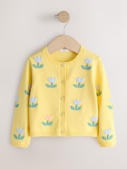 Yellow Tulip Cardigan (3mths-10yrs) - Image 1 of 4