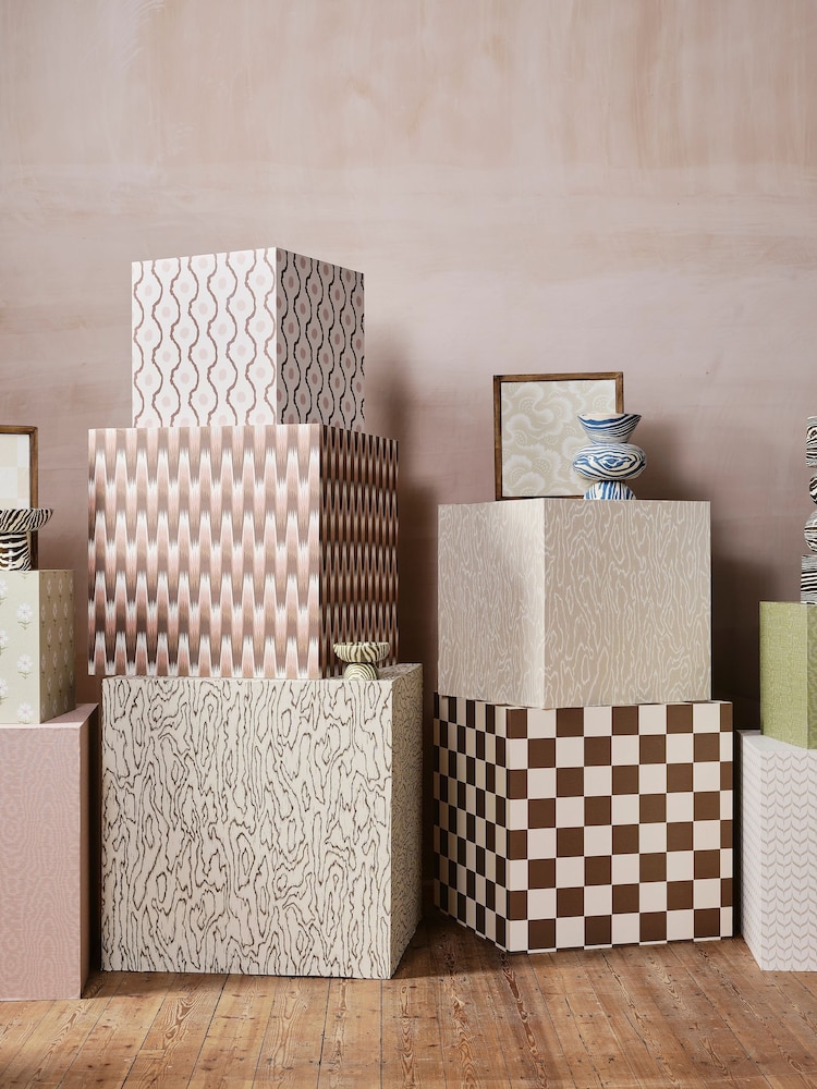 Harlequin Matcha Blenets Check Henry Holland 10M Wallpaper - Image 2 of 2