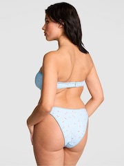 Victoria's Secret PINK Spring Picnic Blue Bandeau Bikini Top - Image 2 of 4