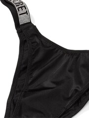 Victoria's Secret Black Brazilian Shine Strap Knickers - Image 4 of 4