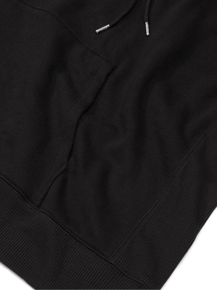 Victoria's Secret PINK Black Oversized Hoodie - Image 4 of 4