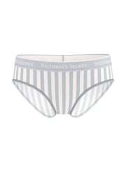 Victoria's Secret Grey Fog Stripe Hipster Logo Knickers - Image 3 of 3