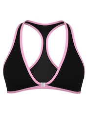 Victoria's Secret PINK Black Plunge Neck Bikini Top - Image 4 of 4