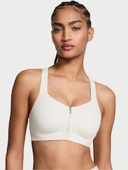 Victoria's Secret White Front Close High Support Sports Bra - Image 1 of 3