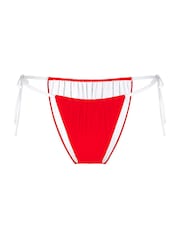 Victoria's Secret PINK Red Pepper Tie Side Cheeky Bikini Bottoms - Image 3 of 3