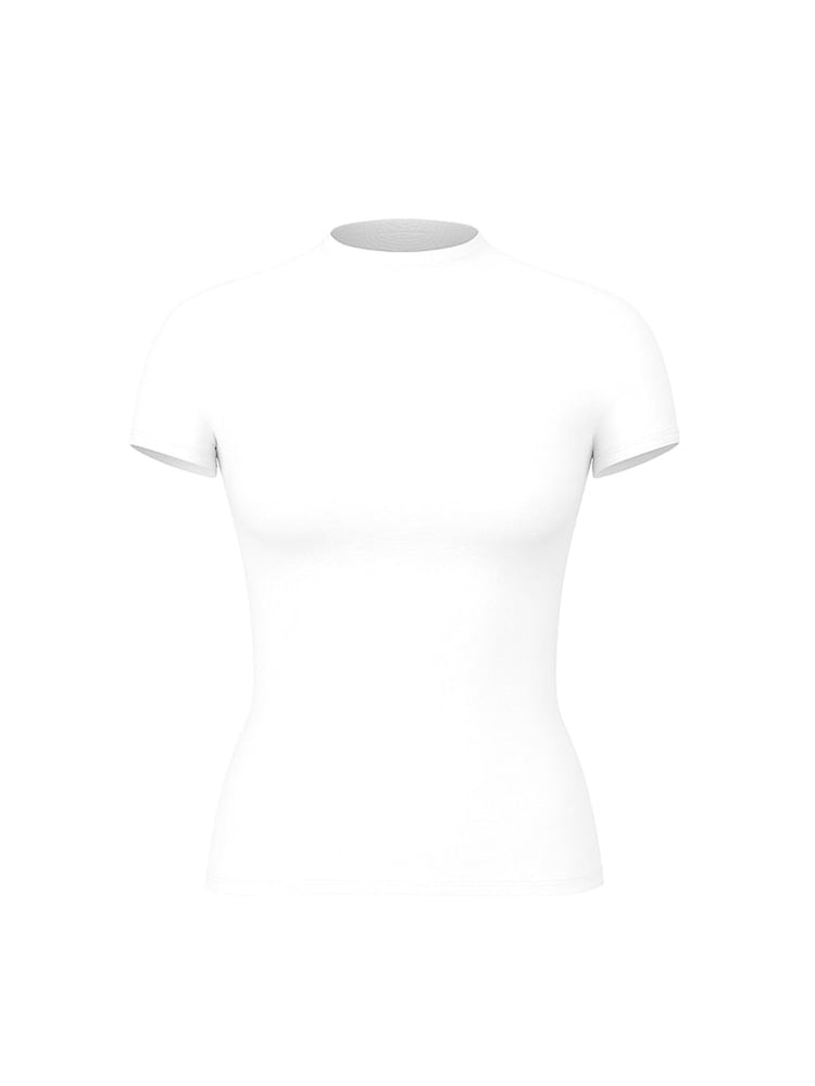 Victoria's Secret PINK White Soft Stretch T-Shirt - Image 3 of 3