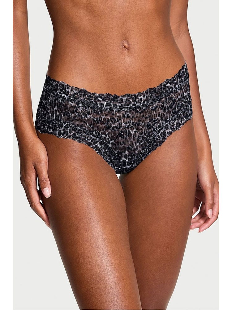 Victoria's Secret Grey Leopard Cheeky Knickers - Image 1 of 3 Victoria's Secret Grey Leopard Cheeky Knickers - Image 1 of 3