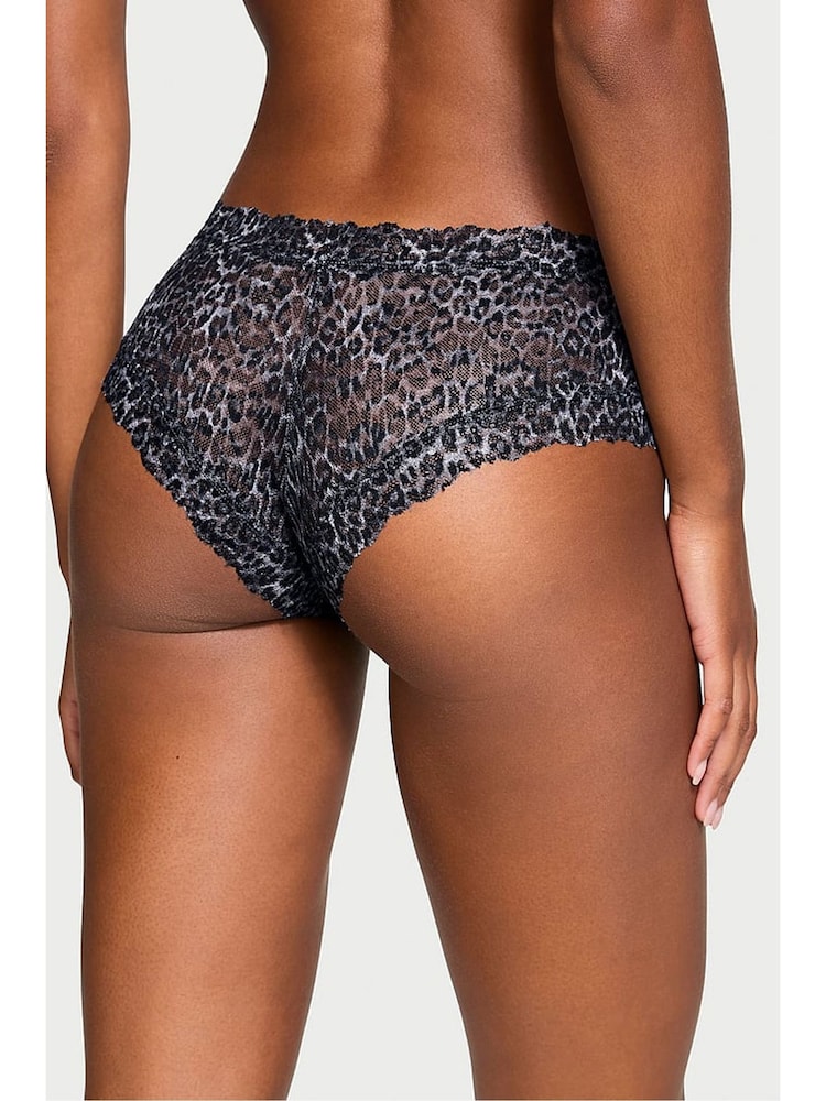 Victoria's Secret Grey Leopard Cheeky Knickers - Image 2 of 3 Victoria's Secret Grey Leopard Cheeky Knickers - Image 2 of 3