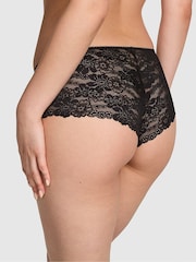Victoria's Secret PINK Black Cheeky No Show Lace Trim Knickers - Image 2 of 3