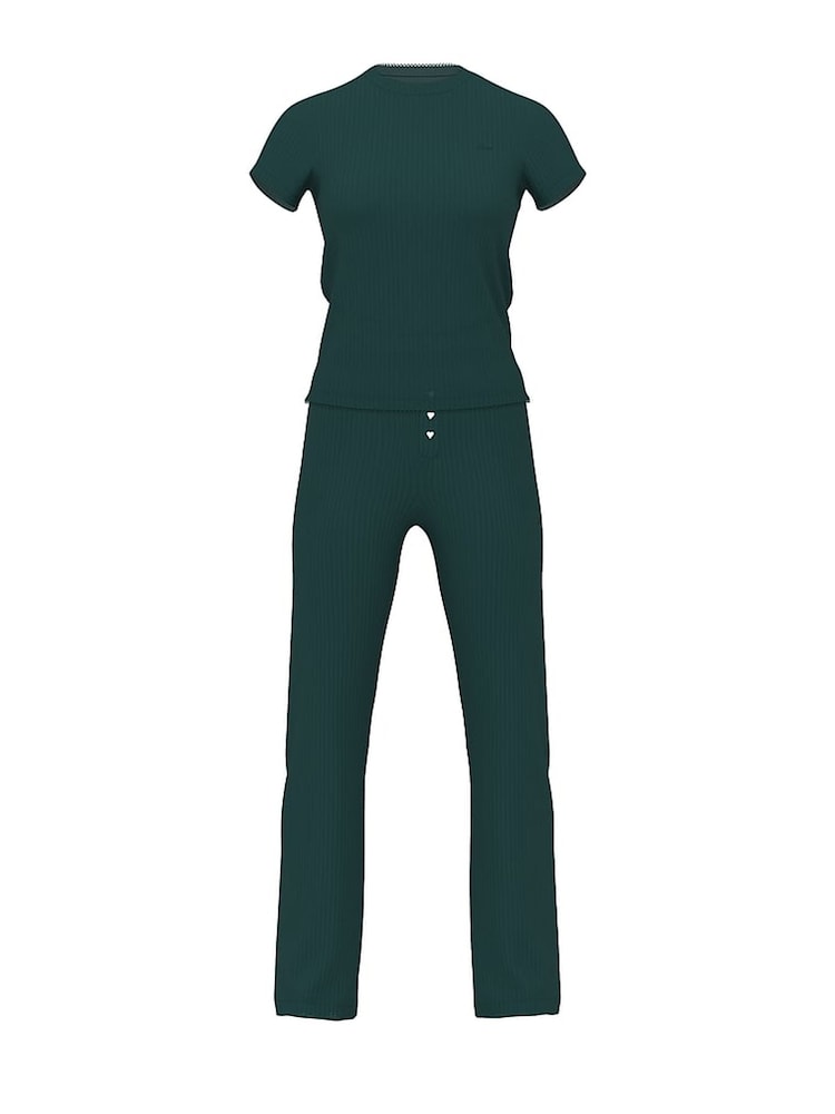 Victoria's Secret PINK Green Pyjamas - Image 3 of 3