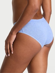 Victoria's Secret Heather Cornflower Blue Hipster Cotton Logo Knickers - Image 2 of 2