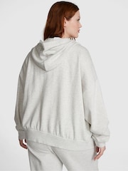 Victoria's Secret PINK Heather Stone Grey Full Zip Hoodie - Image 2 of 3