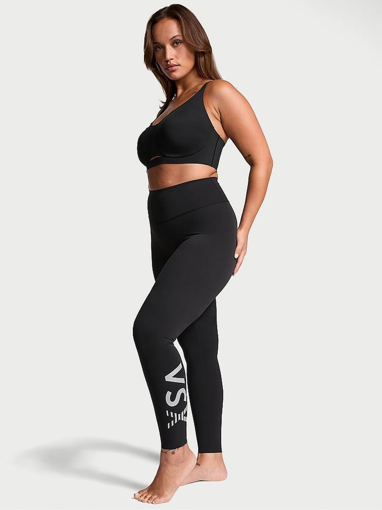 Victoria's Secret Black Graphic Elevate™ Leggings - Image 1 of 5