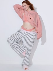 Victoria's Secret PINK White Stripe Pyjama Bottoms - Image 3 of 4
