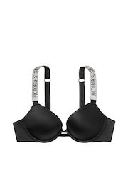Victoria's Secret Black Push Up Shine Strap Bra - Image 4 of 4
