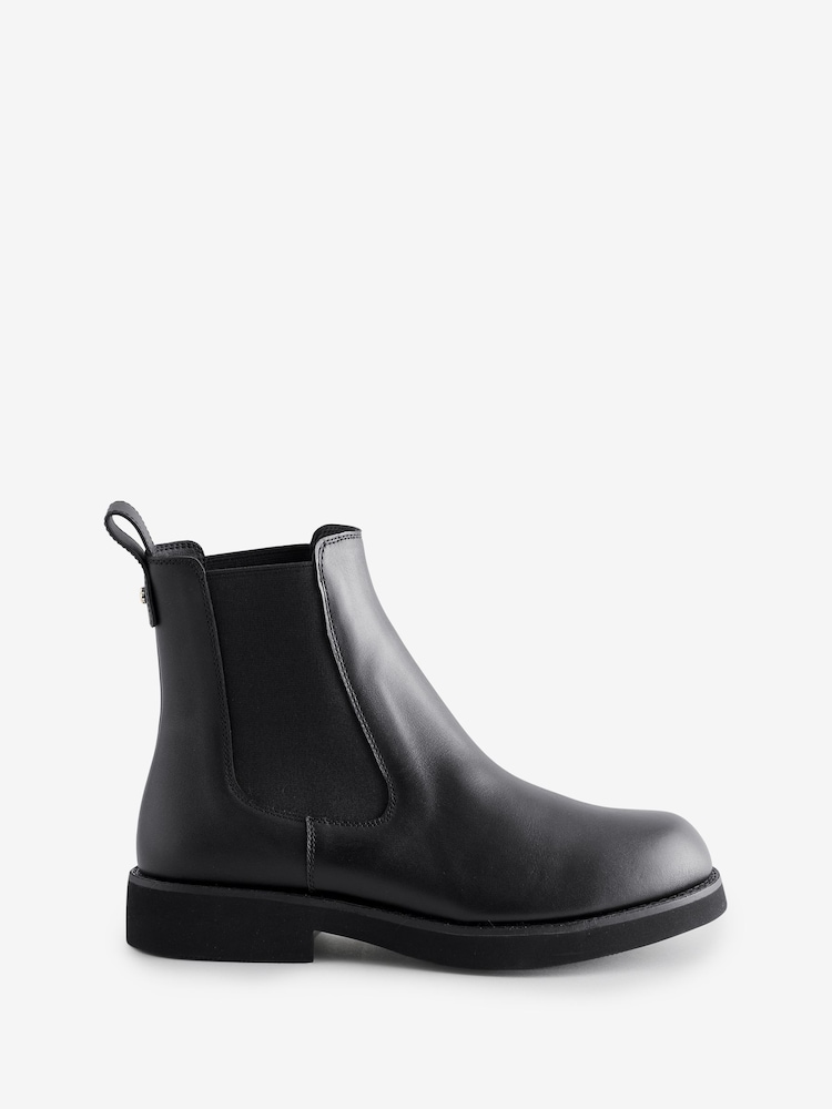 BOSS Black Eleri Leather Chelsea Ankle Boots - Image 1 of 1