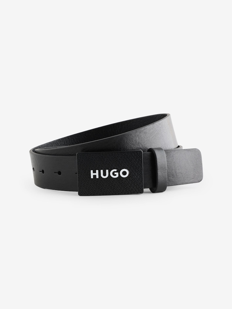 HUGO Black Gilao-Z Sz35 Belt - Image 1 of 1