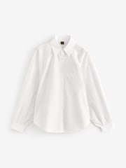 BOSS White Belska Embroidered Pocket Logo Shirt - Image 1 of 1