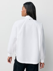 BOSS White Belska Embroidered Pocket Logo Shirt - Image 3 of 7