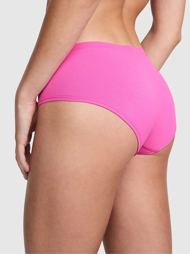 Victoria's Secret PINK Pink Hipster Seamless Knickers - Image 2 of 3 Victoria's Secret PINK Pink Hipster Seamless Knickers - Image 2 of 3