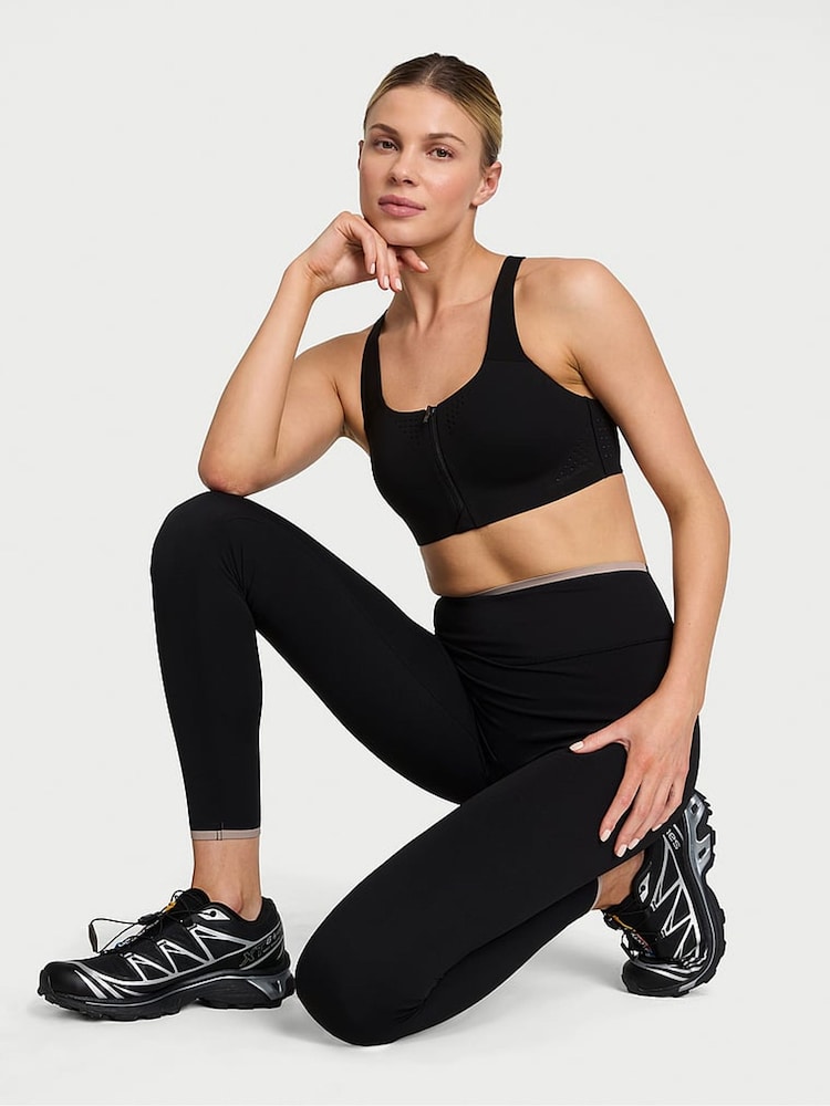 Victoria's Secret Black Elevate™ Leggings - Image 1 of 3 Victoria's Secret Black Elevate™ Leggings - Image 1 of 3