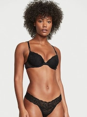 Victoria's Secret Black Thong 4 Pack Knickers - Image 7 of 8