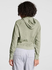 Victoria's Secret PINK Green Garden Zip Up Jersey Hoodie - Image 2 of 2
