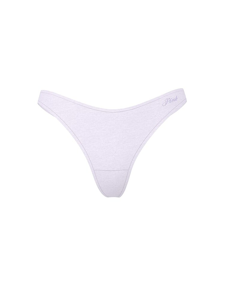 Victoria's Secret PINK Purple Whisper Brazilian Cotton Knickers - Image 3 of 3 Victoria's Secret PINK Purple Whisper Brazilian Cotton Knickers - Image 3 of 3