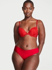 Victoria's Secret Lipstick Red Thong Knickers - Image 1 of 3