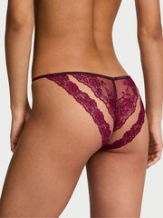 Victoria's Secret Kir Red Sheer Shine Lace Knickers - Image 2 of 2
