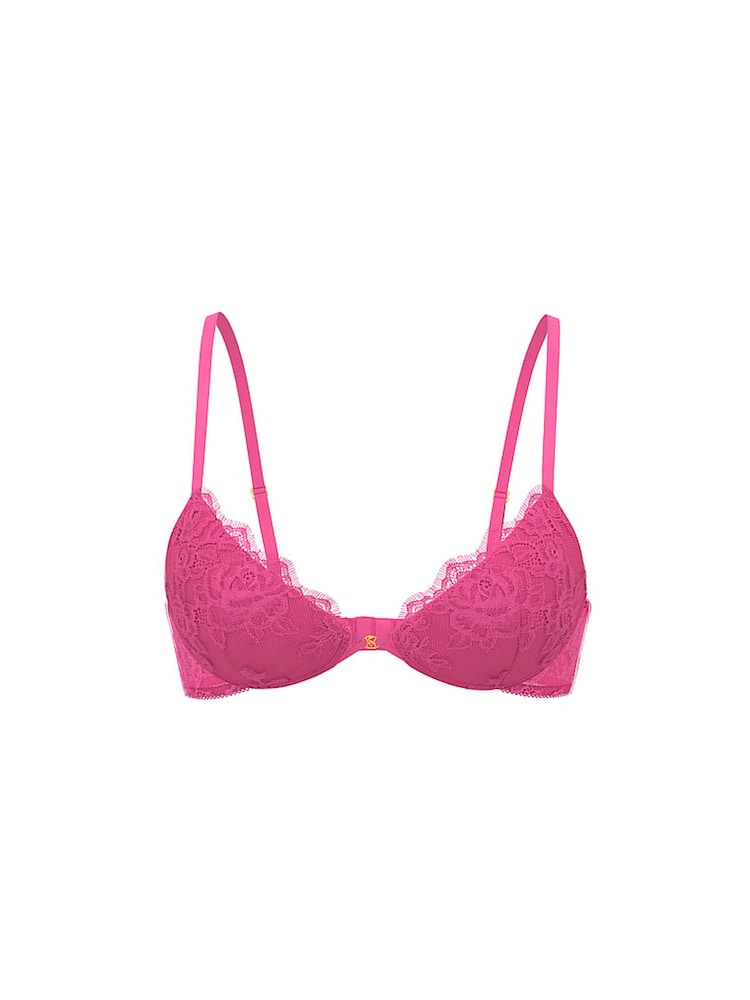 Victoria's Secret Ultra Pink Push Up Lace Bra - Image 3 of 3