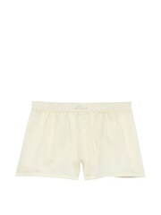 Victoria's Secret PINK Creamer White Diamante Pyjama Shorts - Image 3 of 3