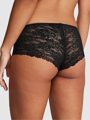 Victoria's Secret PINK Black Hipster No Show Lace Trim Knickers - Image 2 of 3