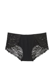 Victoria's Secret PINK Black Hipster No Show Lace Trim Knickers - Image 3 of 3