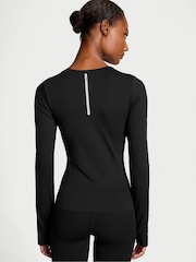 Victoria's Secret Black Elevate™ Long Sleeve T-Shirt - Image 2 of 4
